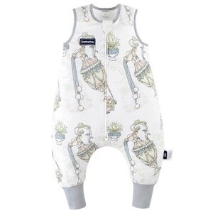 Domiamia Bamboo Cotton Thick Sleeper Sack Zip Up Size 6-12 M